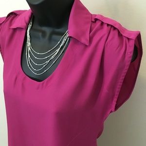Banana Republic Magenta Top